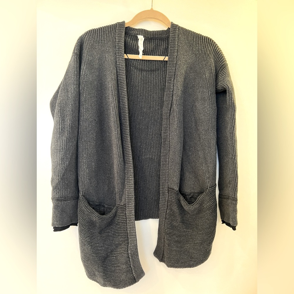 Lululemon cozy cardigan with unique details!